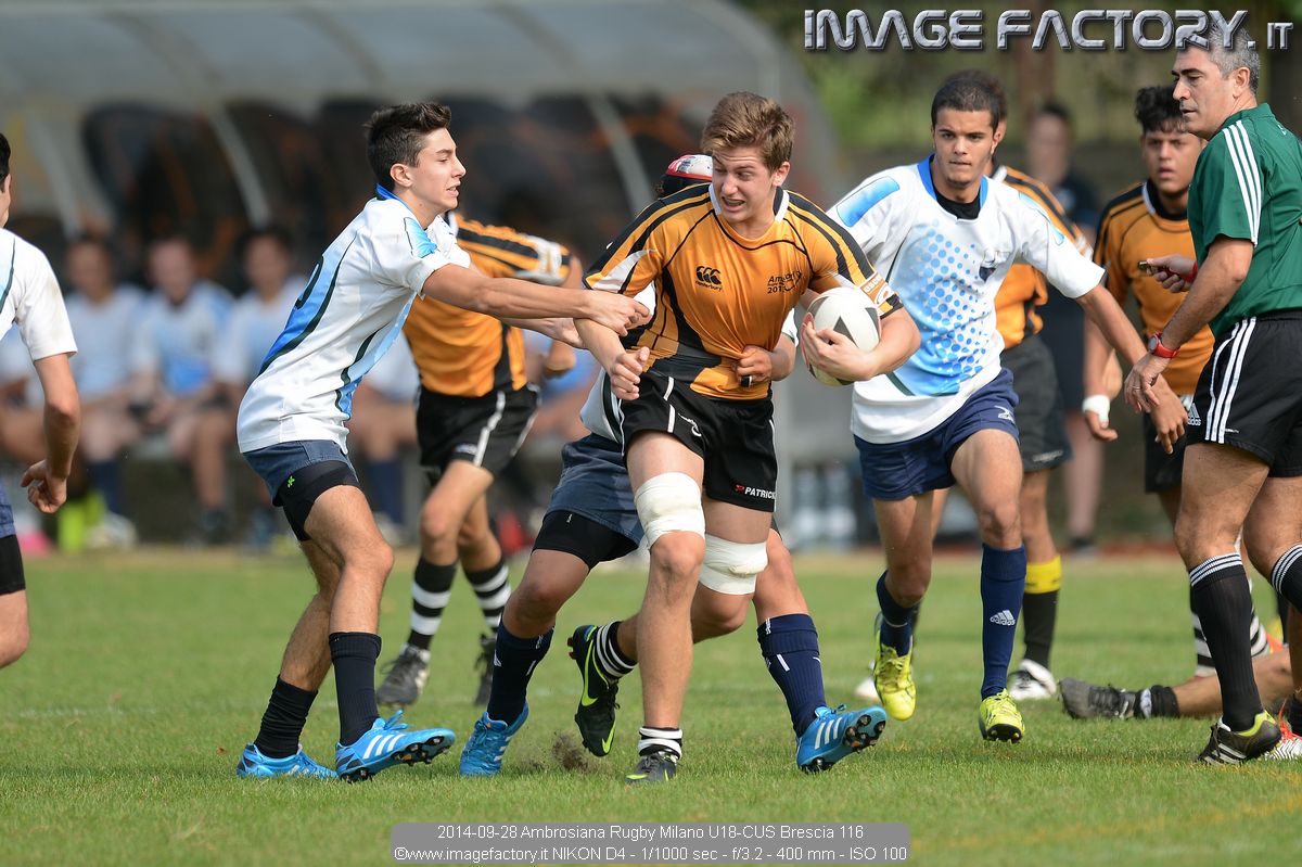 2014-09-28 Ambrosiana Rugby Milano U18-CUS Brescia 116
